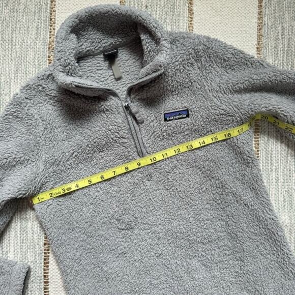 Patagonia Los Gatos Grey Fleece 1/4 Zip Pullover Sweater Women’s Size XS - Picture 6 of 10
